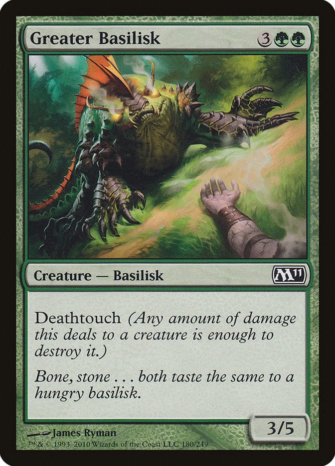 Greater Basilisk [Magic 2011] Magic: The Gathering