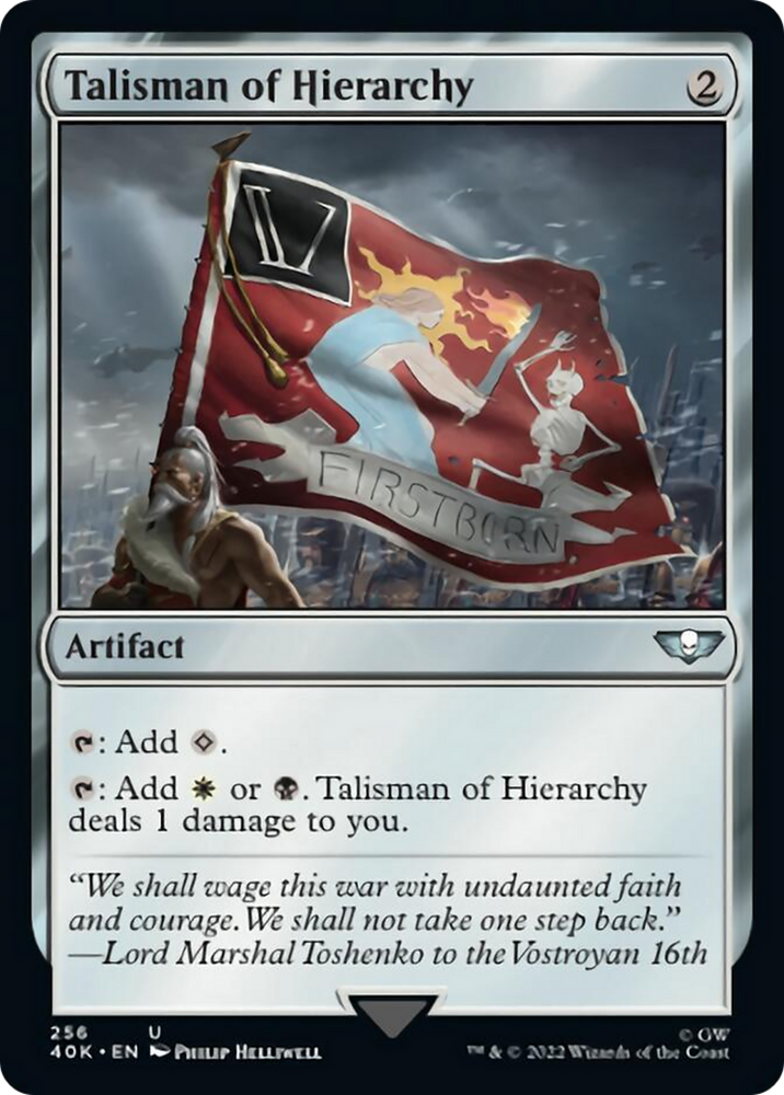 Talisman of Hierarchy [Warhammer 40,000] Magic: The Gathering