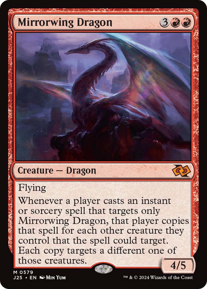 Mirrorwing Dragon [Foundations Jumpstart] Magic: The Gathering