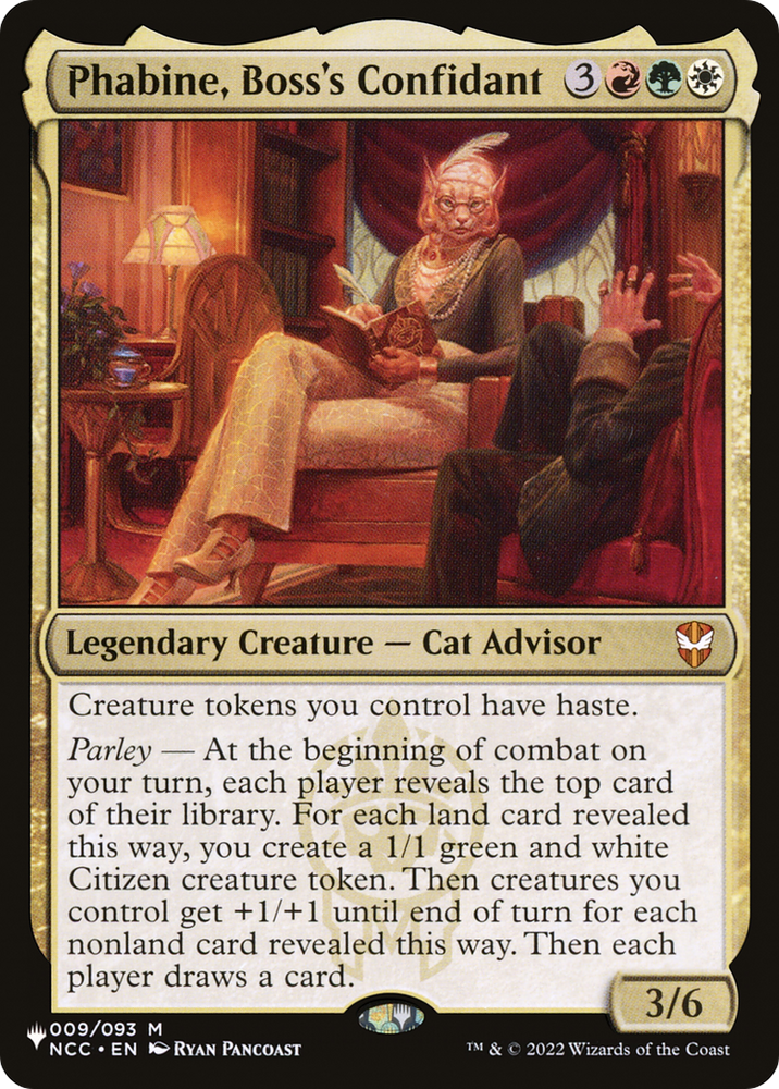 Phabine, Boss's Confidant [The List] Magic: The Gathering