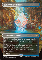 Hallowed Fountain (Borderless) [Lorwyn Eclipsed] Magic: The Gathering