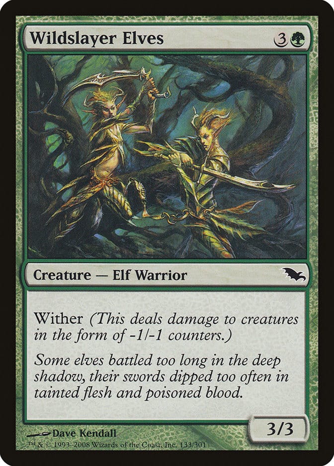 Wildslayer Elves [Shadowmoor] Magic: The Gathering