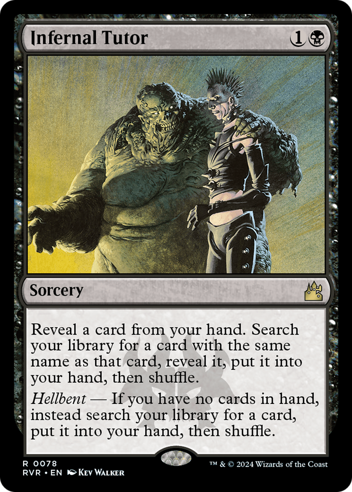 Infernal Tutor [Ravnica Remastered] Magic: The Gathering