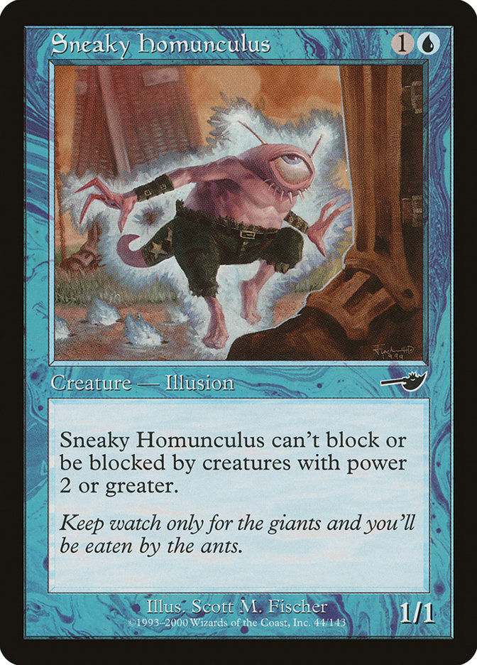 Sneaky Homunculus [Nemesis] Magic: The Gathering