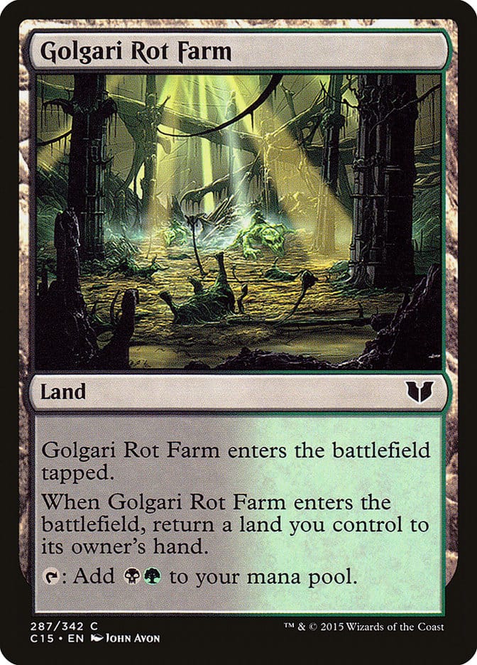 Golgari Rot Farm [Commander 2015] Magic: The Gathering