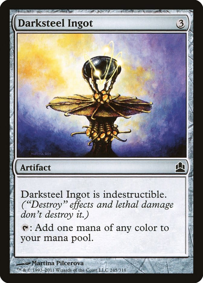 Darksteel Ingot [Commander 2011] Magic: The Gathering