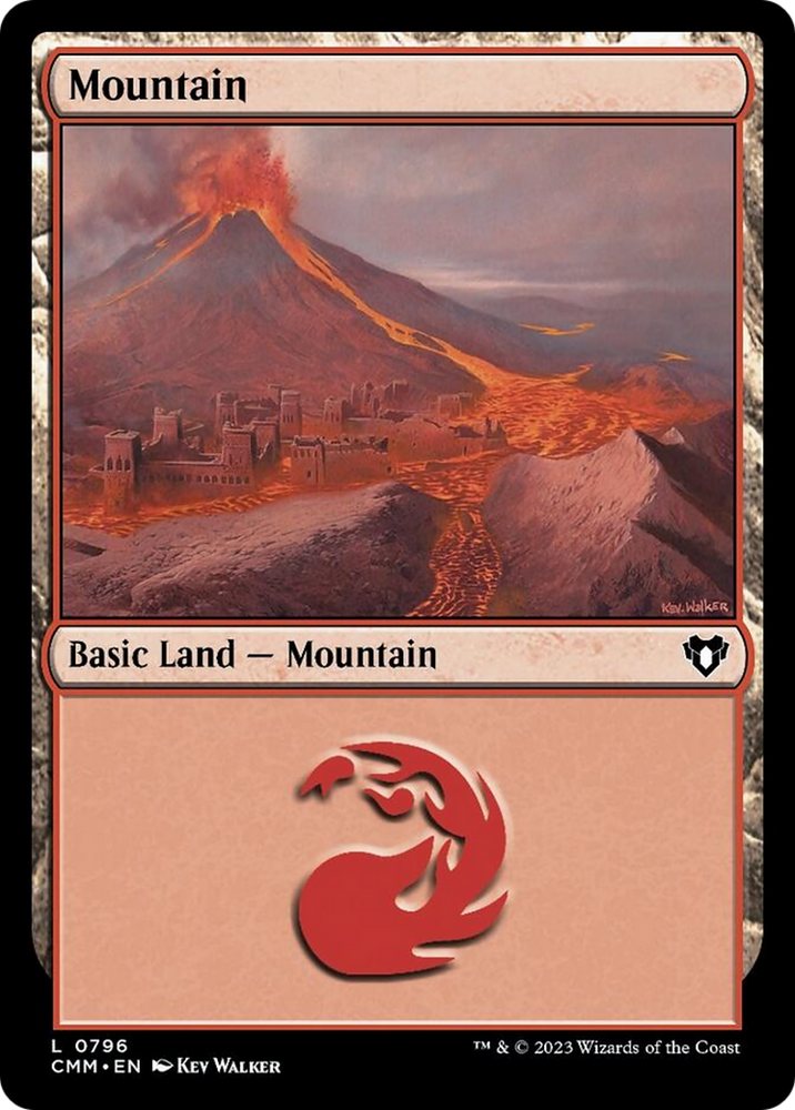 Mountain (796) [Commander Masters] Magic: The Gathering