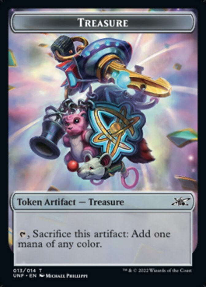 Treasure (013) Token [Unfinity Tokens] Magic: The Gathering