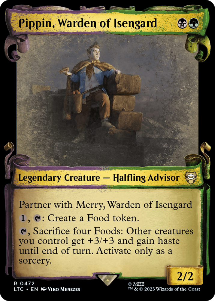 Pippin, Warden of Isengard [The Lord of the Rings: Tales of Middle-Earth Commander Showcase Scrolls] Magic: The Gathering