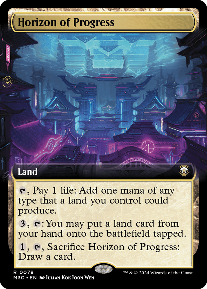 Horizon of Progress (Extended Art) [Modern Horizons 3 Commander] Magic: The Gathering