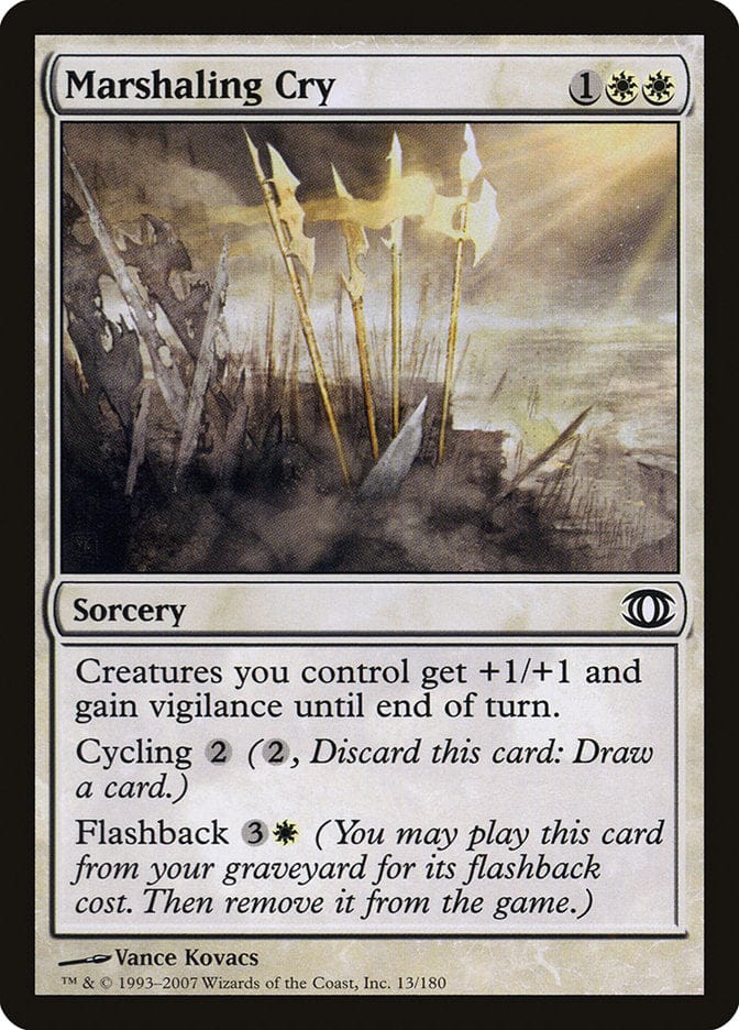 Marshaling Cry [Future Sight] Magic: The Gathering
