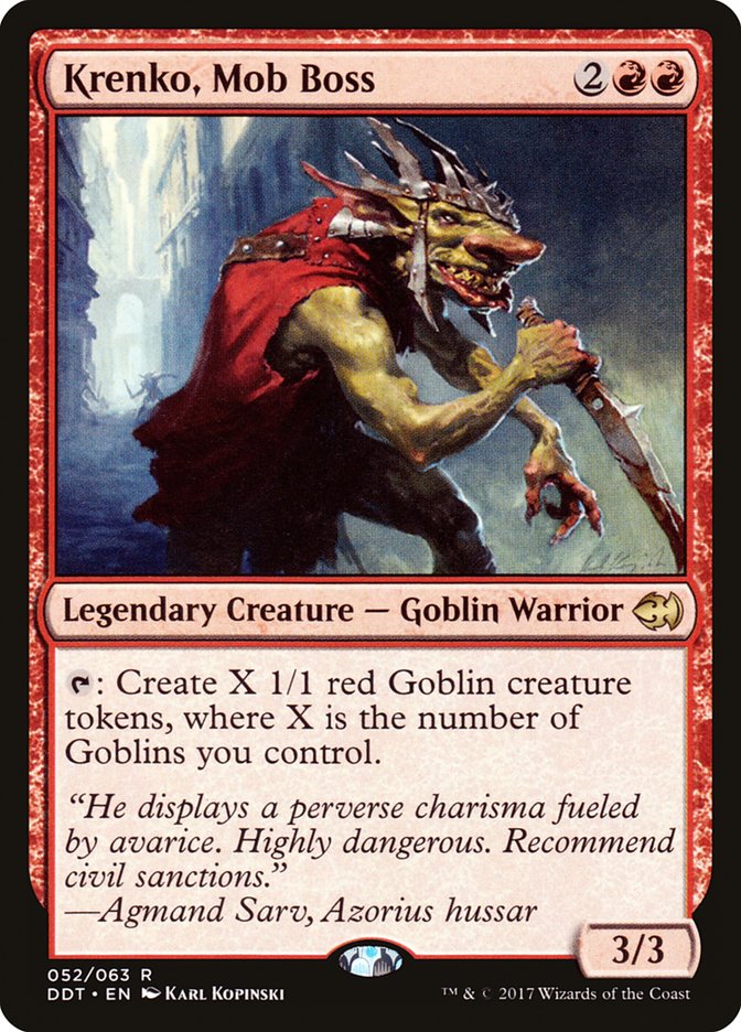 Krenko, Mob Boss [Duel Decks: Merfolk vs. Goblins] Magic: The Gathering