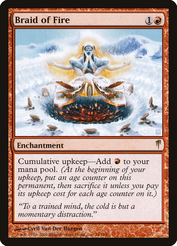 Braid of Fire [Coldsnap] Magic: The Gathering