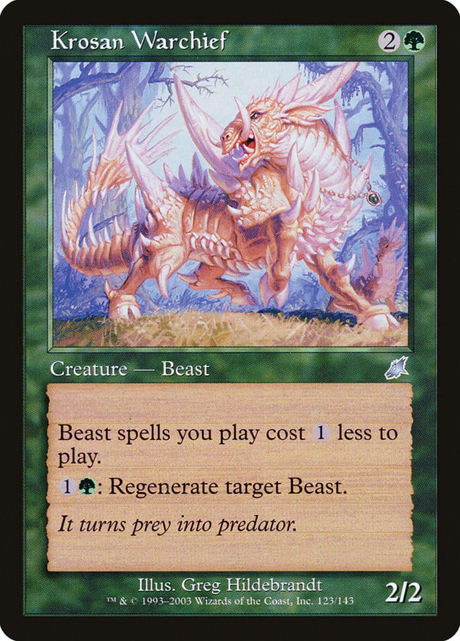 Krosan Warchief [Scourge] Magic: The Gathering