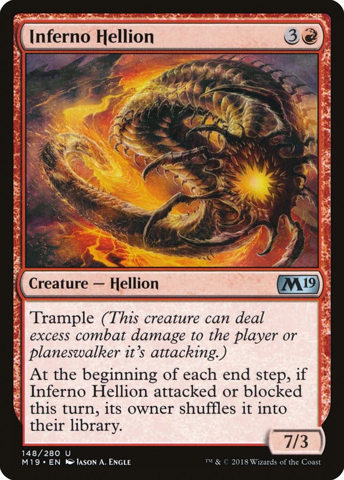 Inferno Hellion [Core Set 2019] Magic: The Gathering