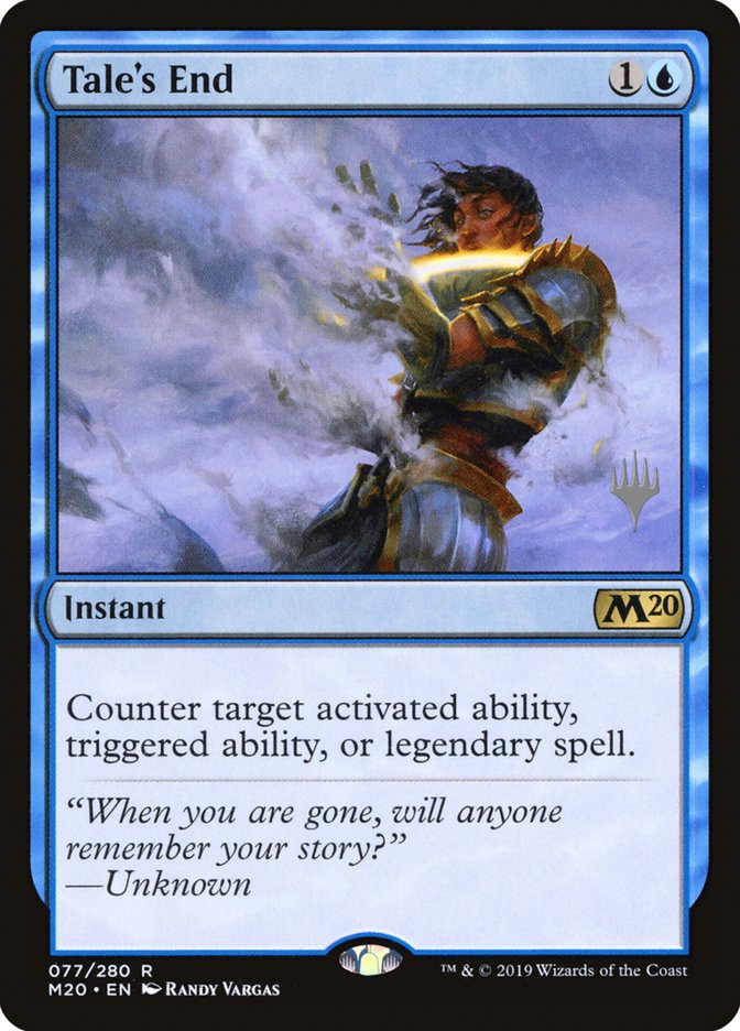 Tale's End (Promo Pack) [Core Set 2020 Promos] Magic: The Gathering