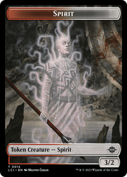 Fungus Dinosaur // Spirit Double-Sided Token [The Lost Caverns of Ixalan Tokens] Magic: The Gathering
