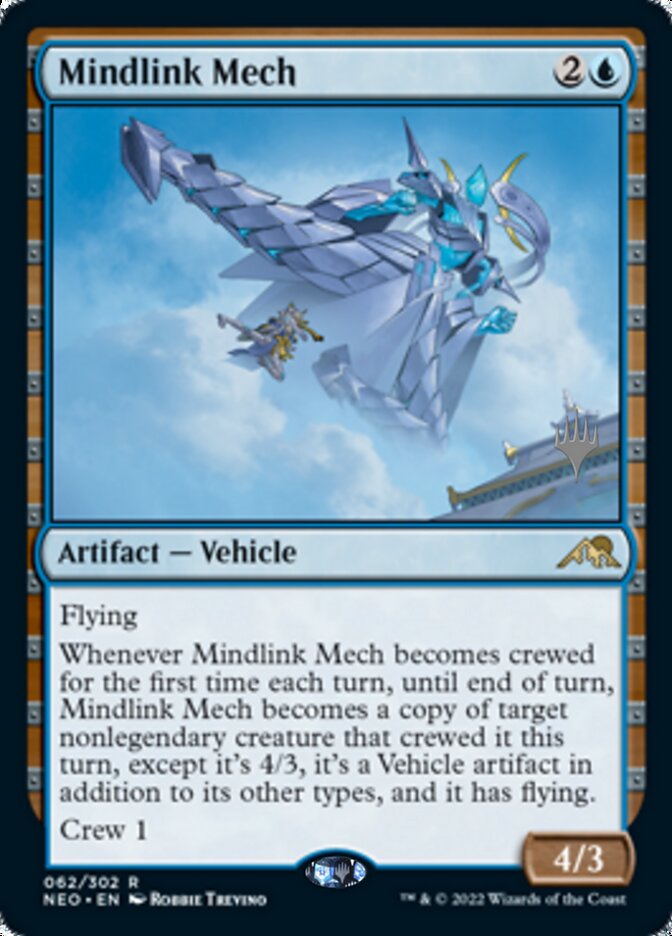Mindlink Mech (Promo Pack) [Kamigawa: Neon Dynasty Promos] Magic: The Gathering