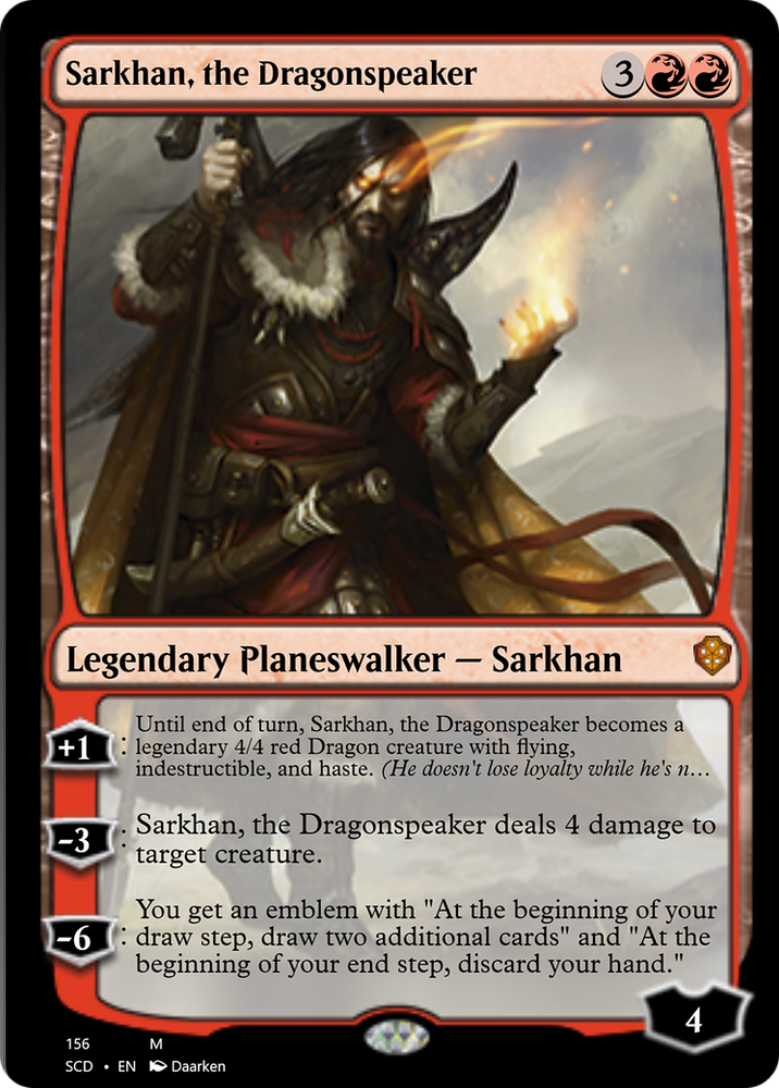 Sarkhan, the Dragonspeaker [Starter Commander Decks] Magic: The Gathering