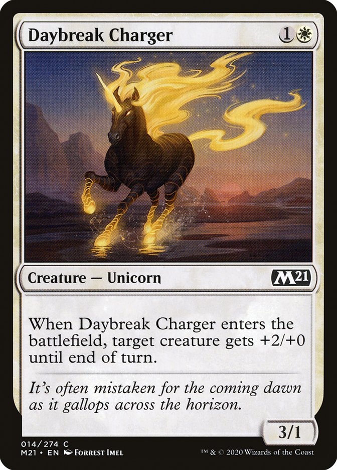 Daybreak Charger [Core Set 2021] Magic: The Gathering