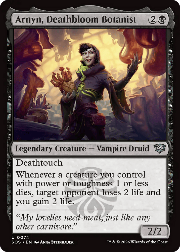 Arnyn, Deathbloom Botanist [Secrets of Strixhaven]