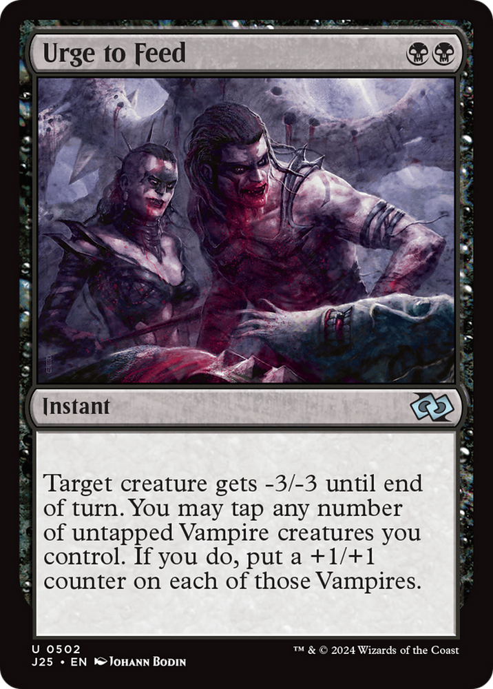 Urge to Feed [Foundations Jumpstart] Magic: The Gathering