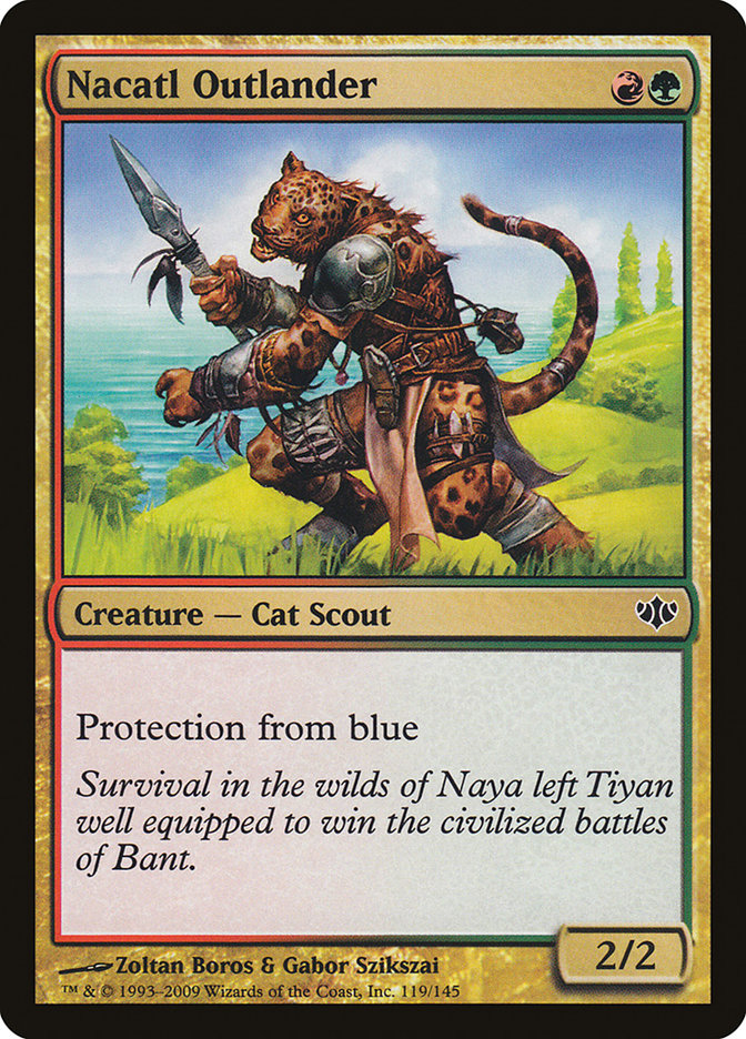 Nacatl Outlander [Conflux] Magic: The Gathering