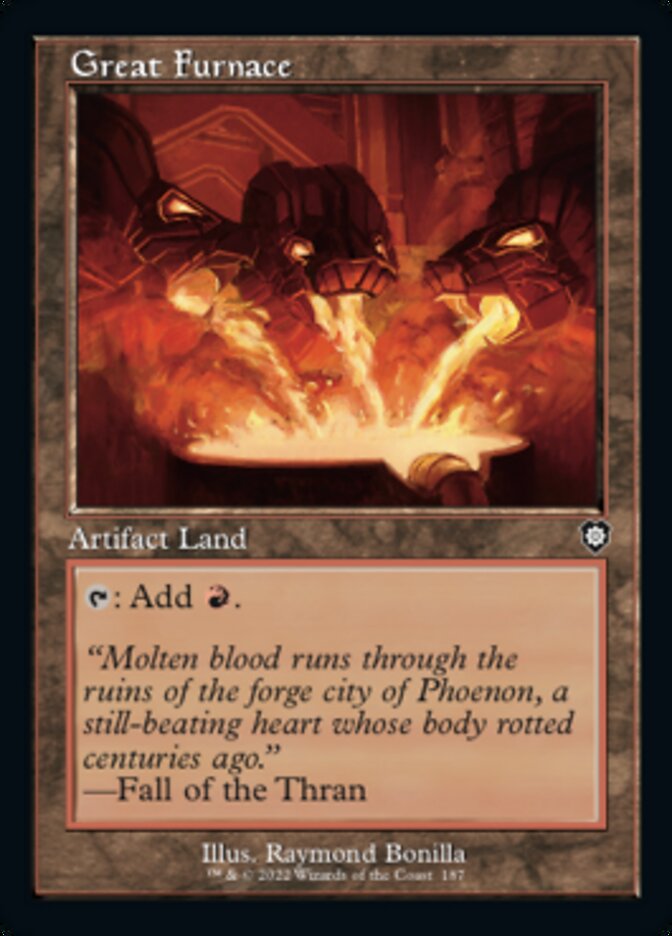 Great Furnace (Retro) [The Brothers' War Commander] Magic: The Gathering