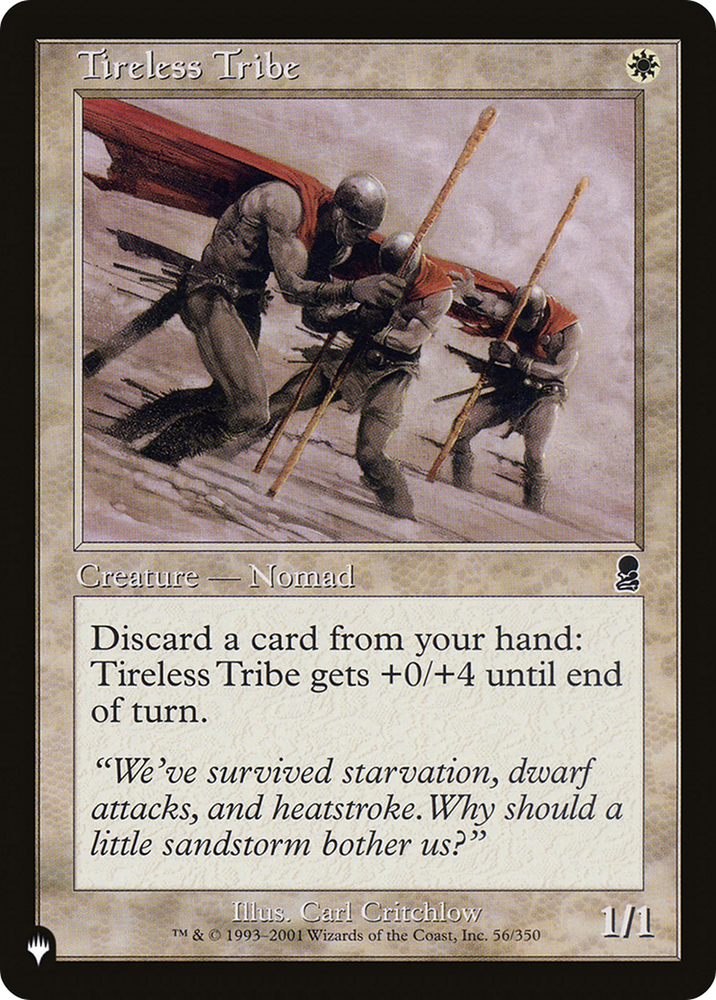 Tireless Tribe [The List] Magic: The Gathering