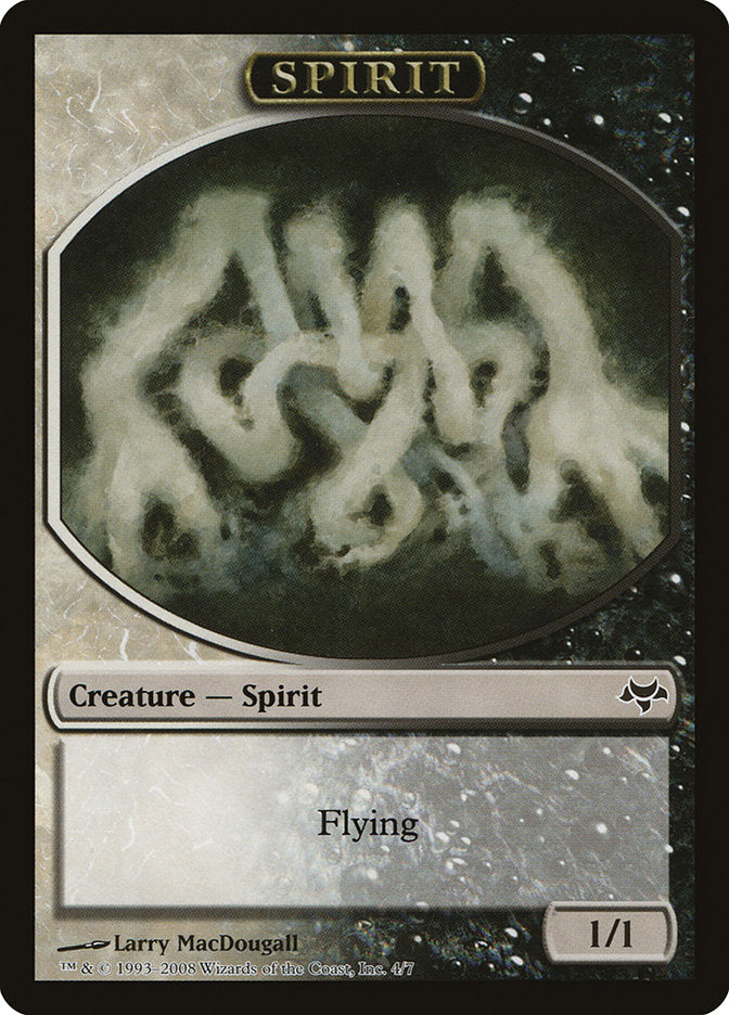Spirit Token [Eventide Tokens] Magic: The Gathering