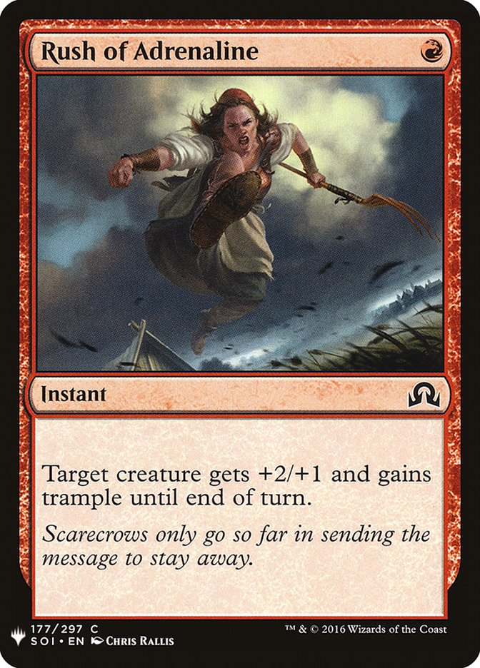 Rush of Adrenaline [Mystery Booster] Magic: The Gathering