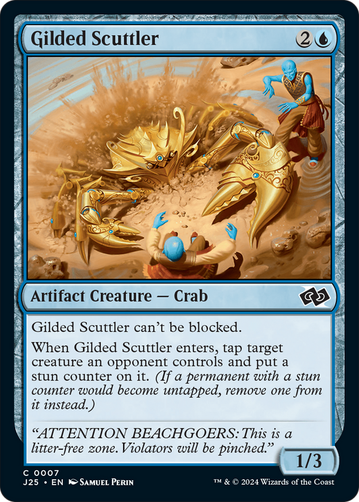 Gilded Scuttler [Foundations Jumpstart] Magic: The Gathering