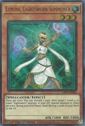Lumina, Lightsworn Summoner [LART-EN045] Ultra Rare Yu-Gi-Oh!
