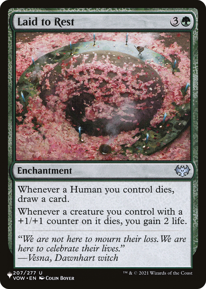 Laid to Rest [The List] Magic: The Gathering