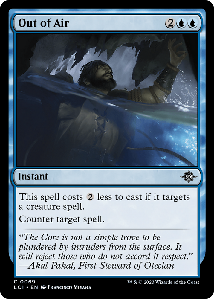 Out of Air [The Lost Caverns of Ixalan] Magic: The Gathering