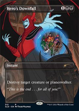 Hero's Downfall (Borderless) [Secret Lair Drop Series] Magic: The Gathering