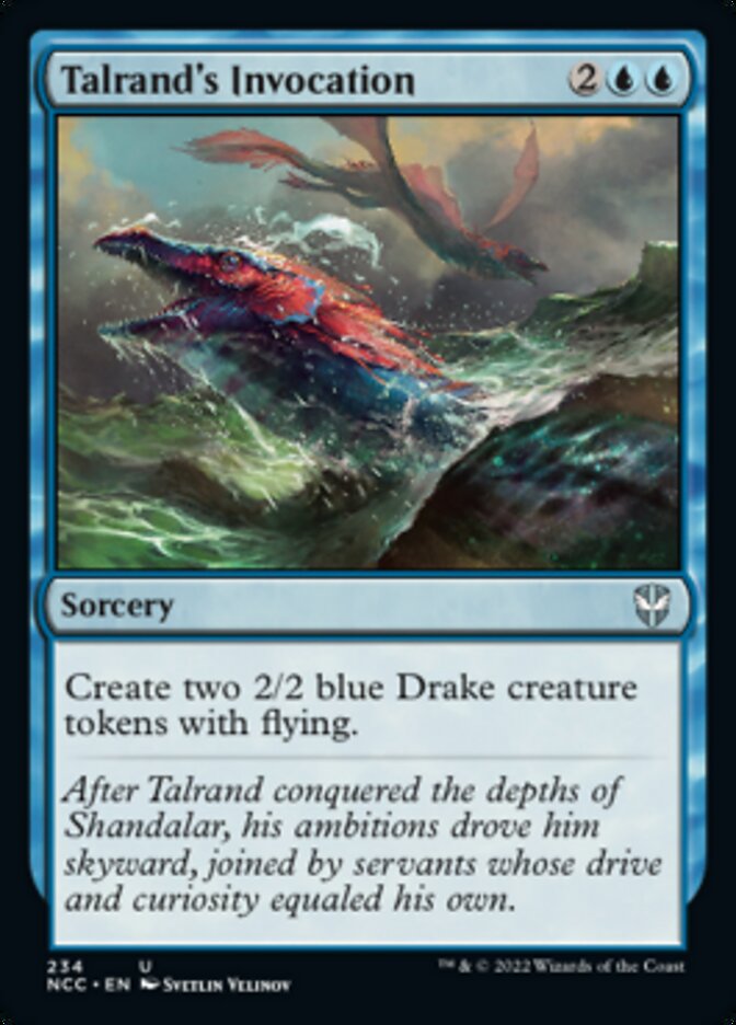 Talrand's Invocation [Streets of New Capenna Commander] Magic: The Gathering
