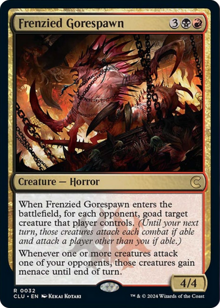 Frenzied Gorespawn [Ravnica: Clue Edition] Magic: The Gathering