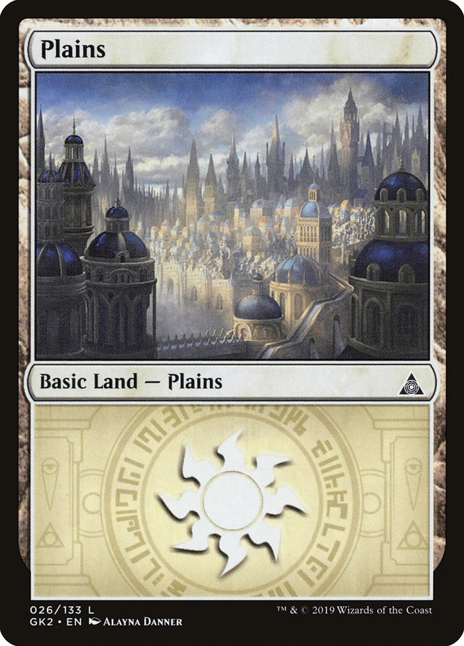 Plains (26) [Ravnica Allegiance Guild Kit] Magic: The Gathering
