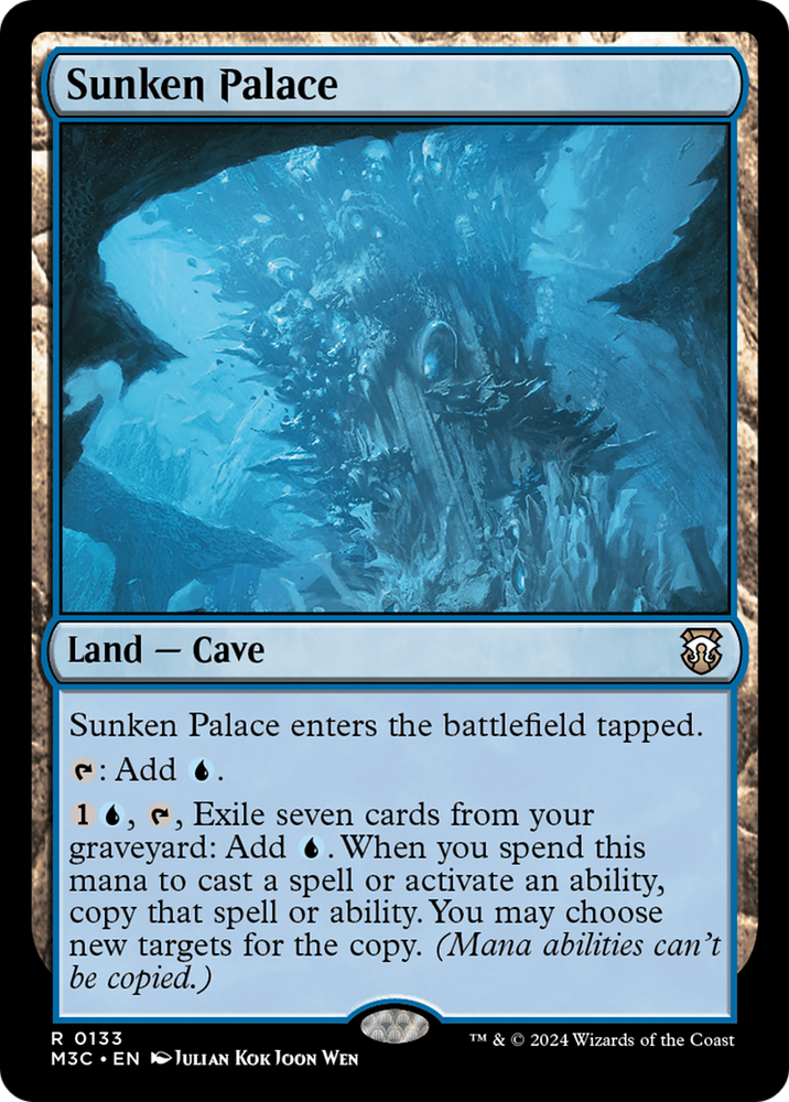 Sunken Palace (Extended Art) [Modern Horizons 3 Commander] Magic: The Gathering