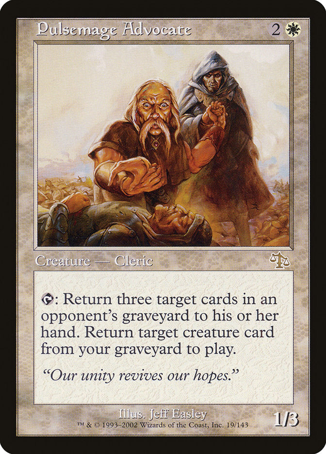 Pulsemage Advocate [Judgment] Magic: The Gathering