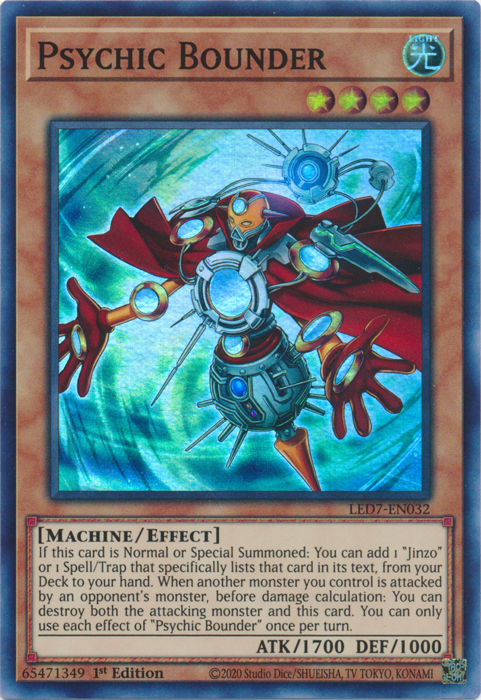 Psychic Bounder [LED7-EN032] Super Rare - Yugioh Cards For Your TCG Needs!