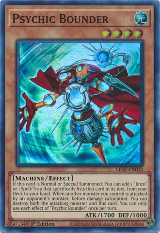 Psychic Bounder [LED7-EN032] Super Rare - Yugioh Cards For Your TCG Needs!