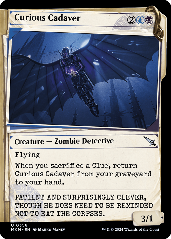 Curious Cadaver (Showcase) [Murders at Karlov Manor] Magic: The Gathering
