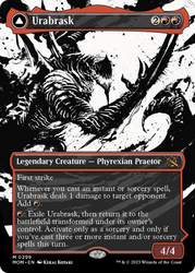Urabrask // The Great Work (Showcase Planar Booster Fun) [March of the Machine] Magic: The Gathering