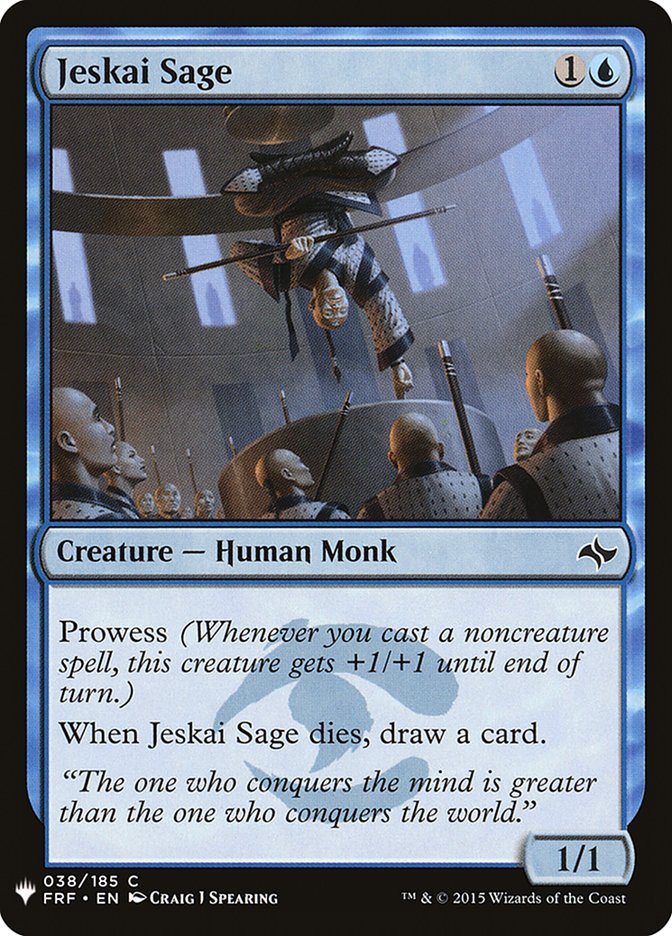 Jeskai Sage [Mystery Booster] Magic: The Gathering