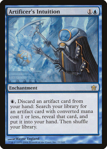 Artificer's Intuition [Fifth Dawn] Magic: The Gathering