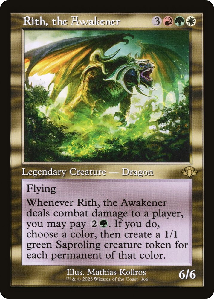 Rith, the Awakener (Retro) [Dominaria Remastered] Magic: The Gathering