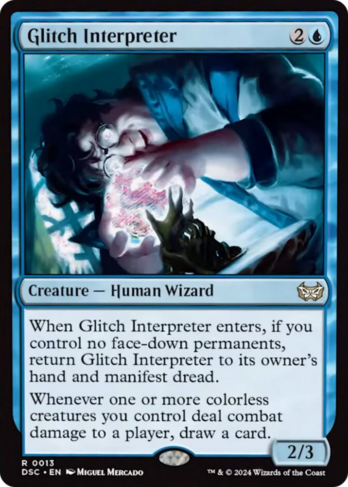 Glitch Interpreter [Duskmourn: House of Horror Commander] Magic: The Gathering