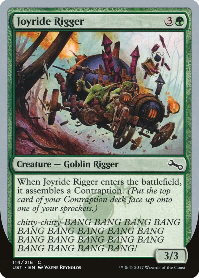 Joyride Rigger [Unstable] Magic: The Gathering